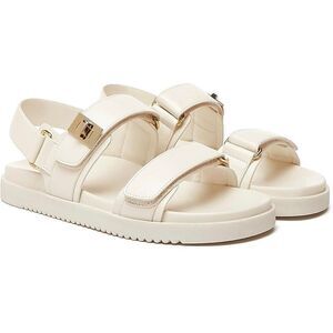 Rihero Women's Flat Adjustable Double Strap Slip on Sandals